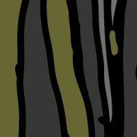 Detalle Trees of my life, obra de Montse Noguera